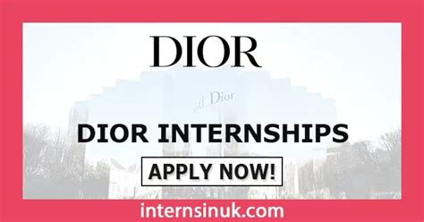 christian dior internships|dior apprenticeships.